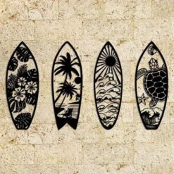 Wall art surfboard