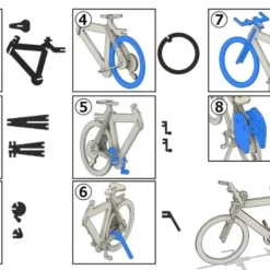 kit card fiets montage