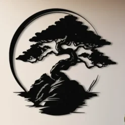 wall art bonsai