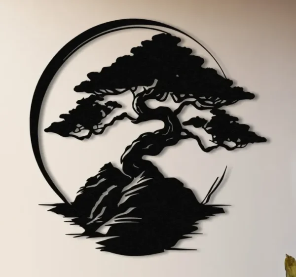 wall art bonsai