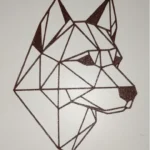 Arte mural de perro
