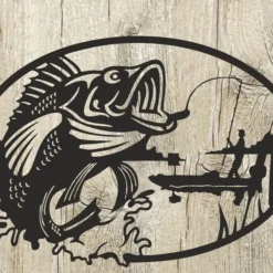 arte mural de peces