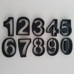 Cookie cutter numbers