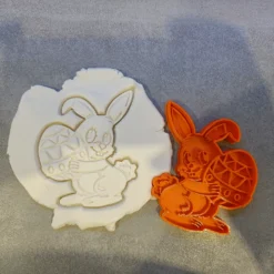 emporte-pièce en forme de lapin de Pâques