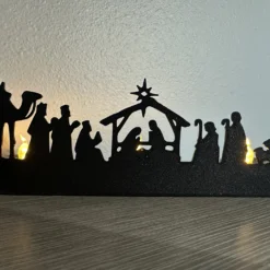 Kerst Theelichthouder Bethlehem