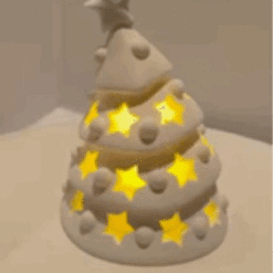 scheve kerstboom led