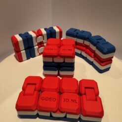 Infinity Cube Rood Wit Blauw