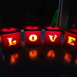 Vela de té LOVE San Valentín