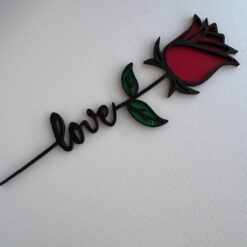 Valentijn Love roos met naam