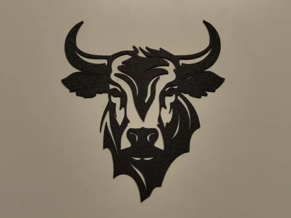 wall art bull stier