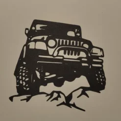 wall art jeep wrangler