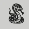 arte de pared serpiente serpiente