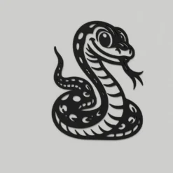 arte de pared serpiente serpiente