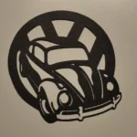 Wandbild VW Käfer
