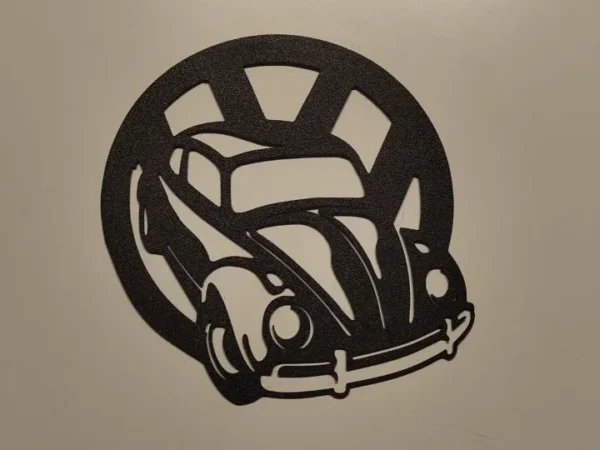 wall art vw beetle