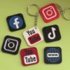 NFC-Schlüsselanhänger Social Media