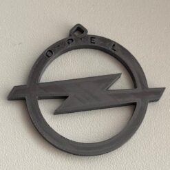 sleutelhanger opel zilver grijs