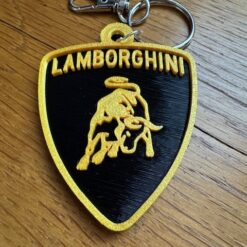 Schlüsselanhänger Lamborghini schwarz gold