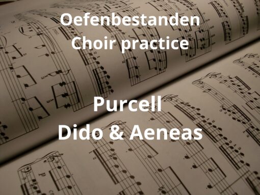 purcell dido aeneas oefenbestanden bassen