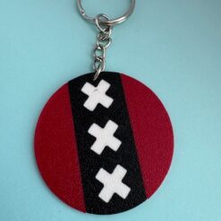 Schlüsselanhänger mit Waffenlogo von Amsterdam