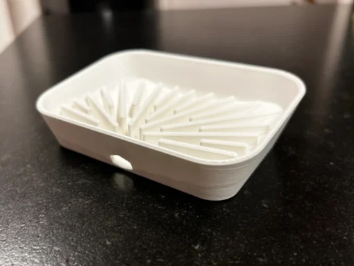sponsbakje zeepbakje wit