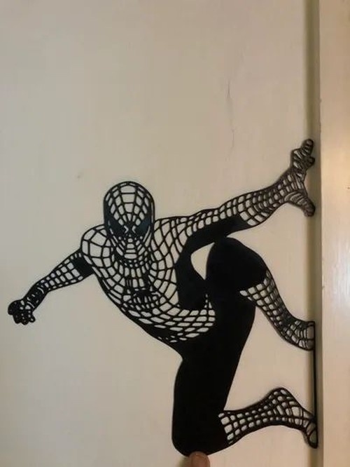 Spiderman-Wandbild