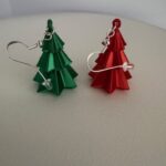 Boucles d'oreilles de Noël Sapin de Noël
