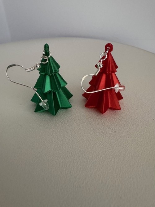 Boucles d'oreilles de Noël Sapin de Noël