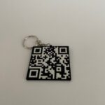 Codice QR personalizzabile per portachiavi