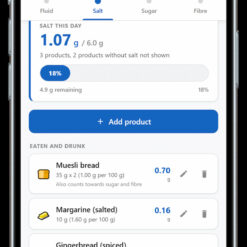 dashboard di misurazione dello stile di vita
